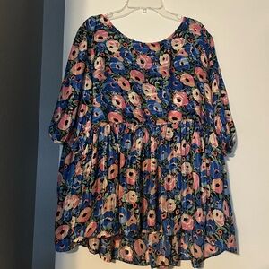 Floral Peplum Top